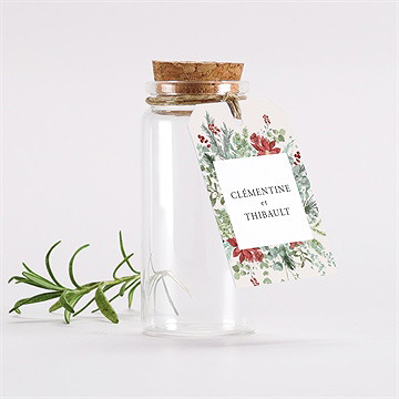 Mignonette mariage jardin fleuri étiquette