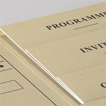 Faire-part de baptême télégramme baptême pocketfold - Détail du faire-part