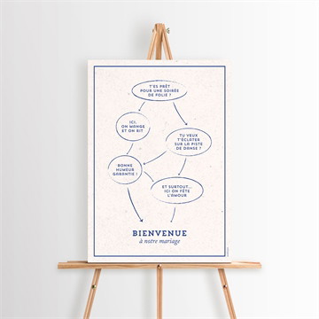 Panneau bienvenue allez viens ! étui