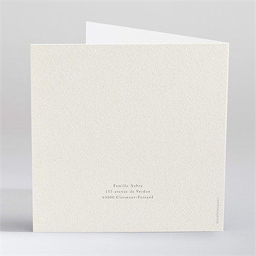 Faire-part naissance mon petit koala - Dos du faire-part