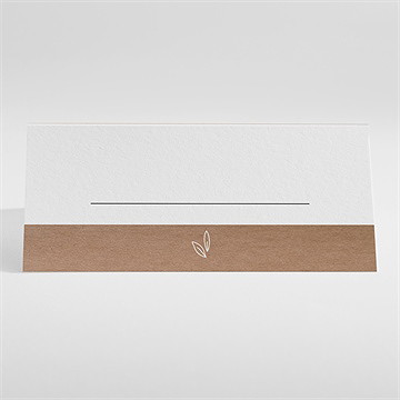 Marque-place baptême pele mele photo original - Dos du marque-place