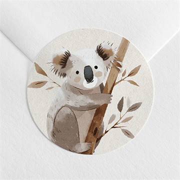 Sticker naissance mon petit koala