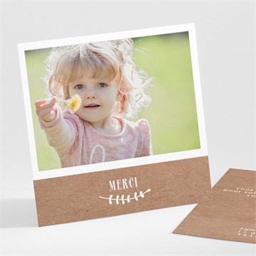 Remerciement baptême pele mele photo sticker