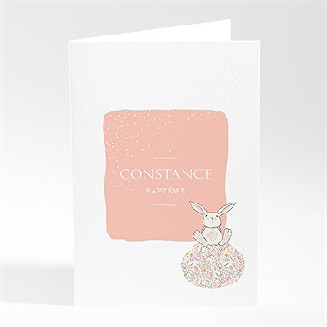 Menu baptême petit lapin baptême
