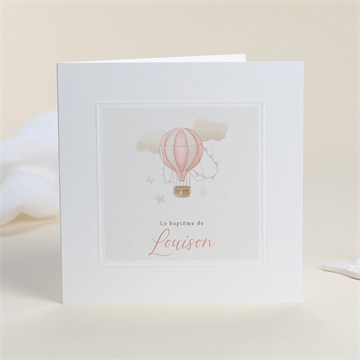 Carte pliée gaufrage