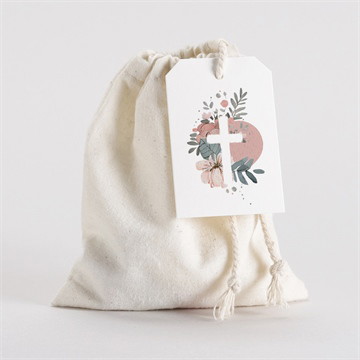 Pochon baptême glorieuse mignonette