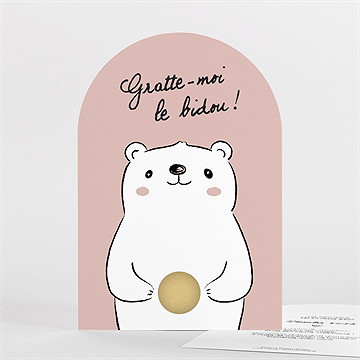 Carte annonce grossesse humour