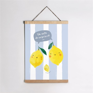 Affiche annonce grossesse jeux à gratter duo