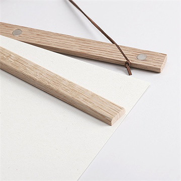 Affiche annonce grossesse grands-parents - Détail des supports en bois