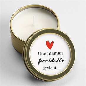 Bougie annonce grossesse bientôt mamie or