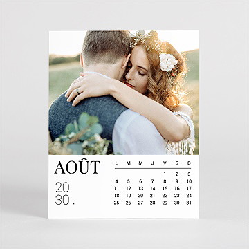 Calendrier magnet mariage - Couverture