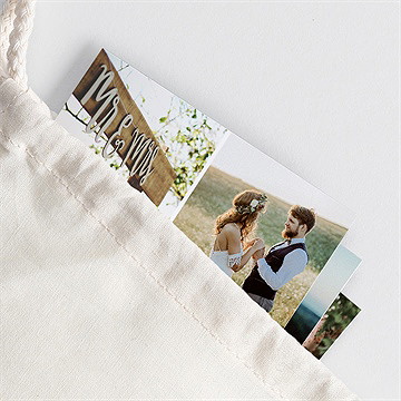 Calendrier magnet mariage - Mise en situation