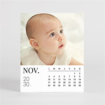 Calendrier magnet baptême - Couverture