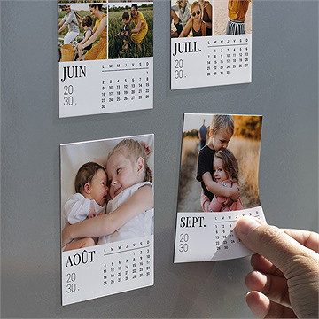Calendrier magnet voeux