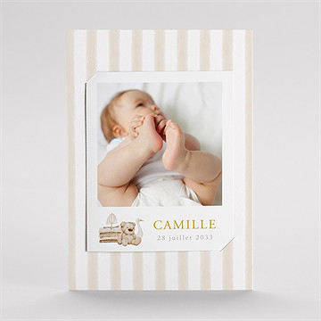 Faire-part naissance douceur marine duo