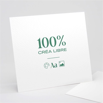 Carte recto-verso - carré