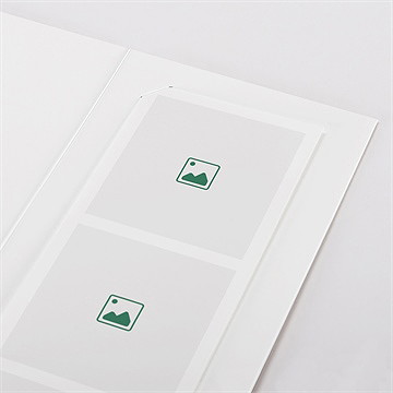 Remerciement décès annonce décès photomaton - Détail de l'intérieur