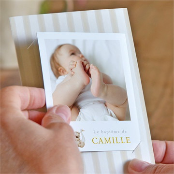 Carte recto-verso - portrait