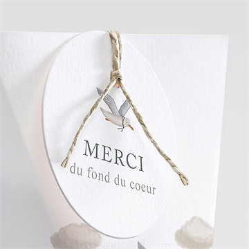 Boîte de dragées baptême farandole marine étui - Détail de la boîte