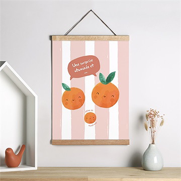 Affiche annonce grossesse jeu - Mise en situation