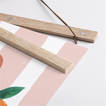 Affiche annonce grossesse jeu - Détail des supports en bois