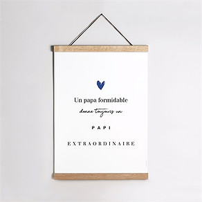 Affiche annonce grossesse bientôt papi