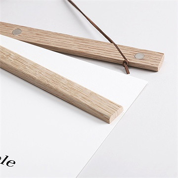 Affiche annonce grossesse bientôt papi - Détail des supports en bois