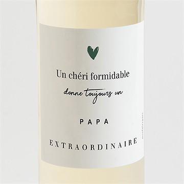 Étiquette bouteille annonce grossesse bientôt papa