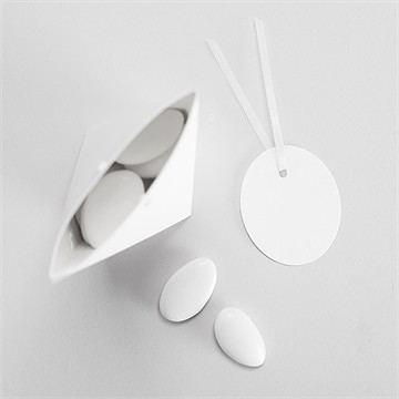 Boîte de dragées communion vierge étui - Intérieur de la boîte