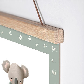 Affiche naissance koala pyjama - Détail de l'affiche