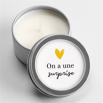 Bougie annonce grossesse la famille s'agrandit ! argent