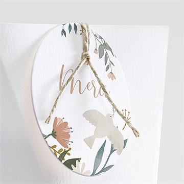 Boîte de dragées baptême jungle étui - Détail de la boîte