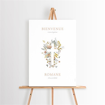 Panneau bienvenue tout en joie - Mise en situation