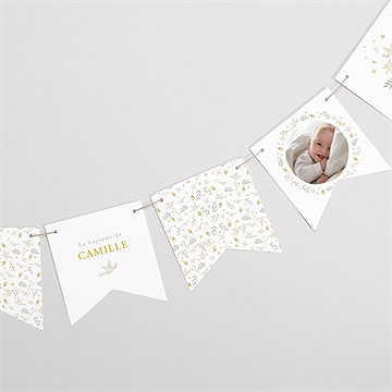 Guirlande baptême vers le beau