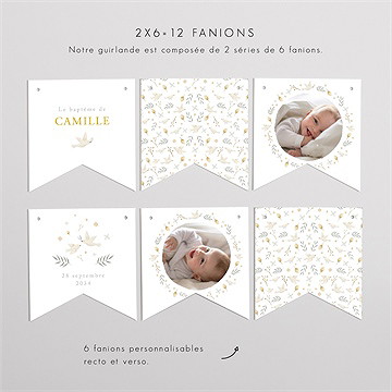 Guirlande baptême vers le beau - Vue d'ensemble