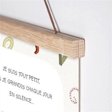 Affiche annonce grossesse devinette - Détail de l'affiche