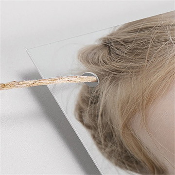 Guirlande baptême en lumière - Vue zoomée