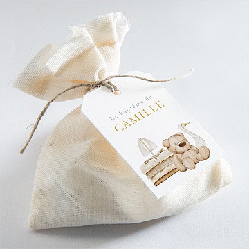 Etiquette baptême ours marin - Mise en situation