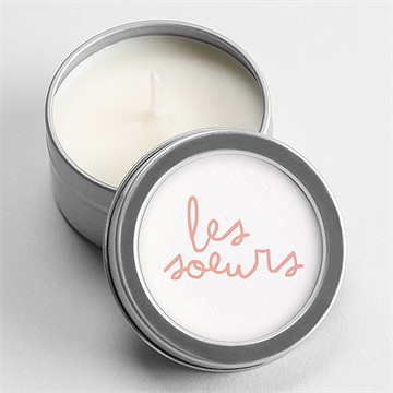 Bougie annonce grossesse tata argent