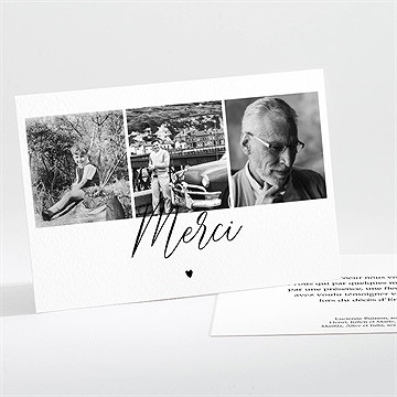 Remerciement décès du fond du coeur