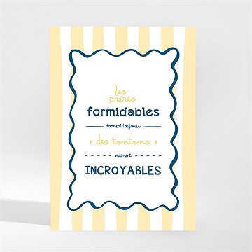 Carte annonce grossesse tonton magnet