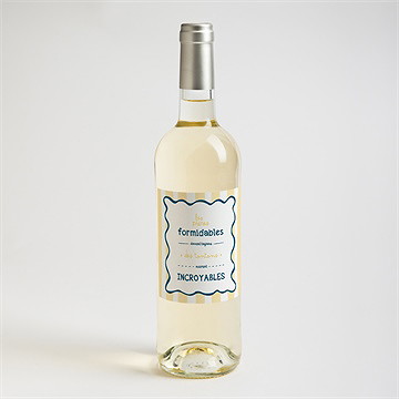 Étiquette bouteille annonce grossesse tonton - Mise en situation