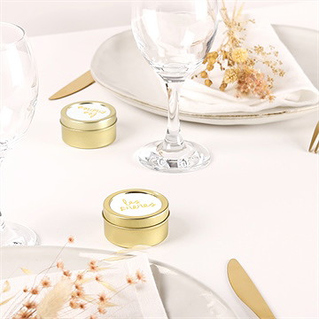 Bougie annonce grossesse tonton or - Mise en situation