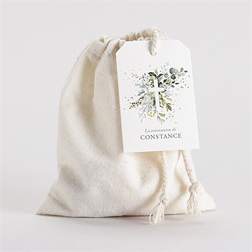 Boîte de dragées communion espérance pochon - Mise en situation