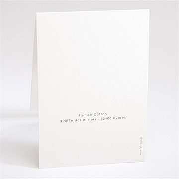 Faire-part naissance bébé koala - Dos du faire-part