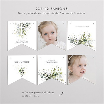 Guirlande baptême grâce - Vue d'ensemble