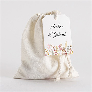 Boîte de dragées mariage incandescent pochon - Mise en situation