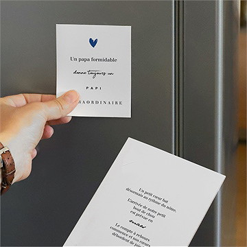 Carte annonce grossesse bientôt papi duo - Mise en situation