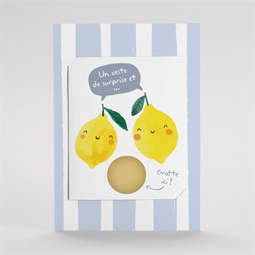 Carte recto-verso - portrait