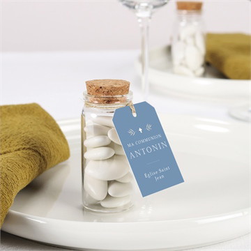 Boîte à dragées - Mignonette étiquette